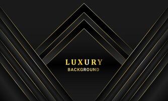 luxe d'or noir Contexte pour social médias conception vecteur