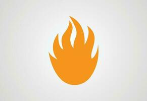 Créatif Feu flamme logo conception, vecteur conception concept