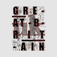 génial Bretagne uni Royaume Urbain rue, graphique conception, typographie vecteur illustration, moderne style, pour impression t chemise