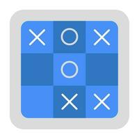 icône de téléchargement premium de tic tac toe vecteur