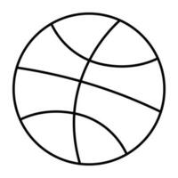 icône de conception modifiable de basket-ball vecteur