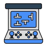 arcade machine icône, modifiable vecteur