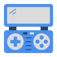 icône du design moderne de la console de jeu vecteur