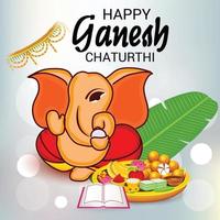 heureux ganesh chaturhi vecteur