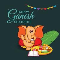 heureux ganesh chaturhi vecteur