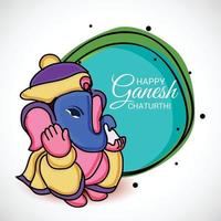 heureux ganesh chaturhi vecteur