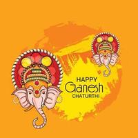 heureux ganesh chaturhi vecteur