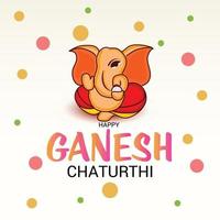 heureux ganesh chaturhi vecteur