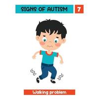 dessin conceptuel de la sensibilisation à l'autisme vecteur