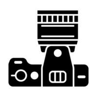 caméra icône vecteur. la photographie illustration signe. photo symbole ou logo. vecteur