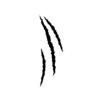 rayure icône vecteur. les griffes illustration signe collection. Couper symbole ou logo. vecteur