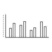 analytique icône vecteur. une analyse illustration signe. programme symbole. vecteur