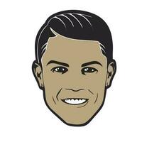 Cristiano ronaldo illustration vecteur