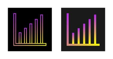 icône de vecteur de graphique à barres