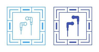 icône de vecteur d'écouteurs