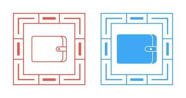 icône de vecteur de portefeuille
