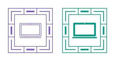 icône de vecteur d & # 39; ordinateur portable