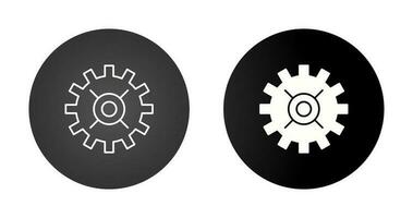 icône de vecteur de roue dentée