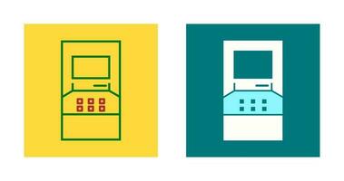 icône de vecteur de distributeur automatique de billets