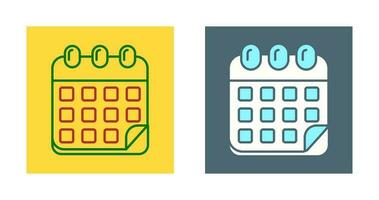 icône de vecteur de calendrier