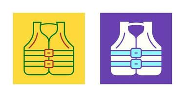 icône de vecteur de gilet de sauvetage
