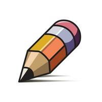 crayon icône conception vecteur modèle