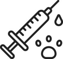 vaccin icône vecteur image.