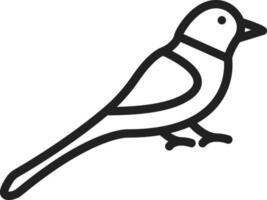 oiseau icône vecteur image.