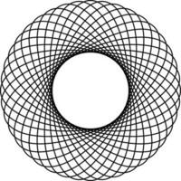 abstrait géométrique 3d cercle modèle art. vecteur