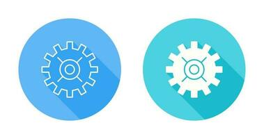 icône de vecteur de roue dentée