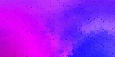 papier peint polygone dégradé vecteur violet clair, rose.