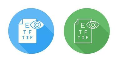 icône de vecteur de test oculaire