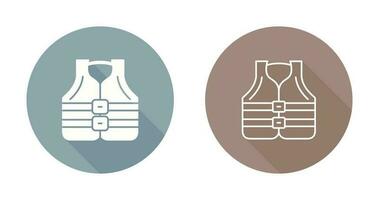 icône de vecteur de gilet de sauvetage