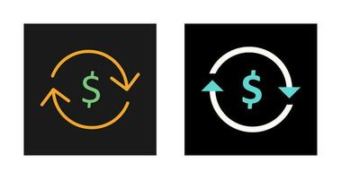 icône de vecteur de change de devises