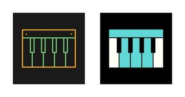 icône de vecteur de piano