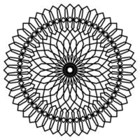 mandala pour la page de livre de coloriage vecteur