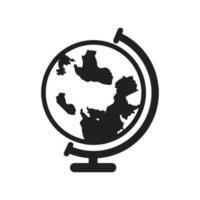 globe icône vecteur conception illustration