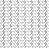 hexagone sans couture modèle. monochrome géométrique polygone la grille à pois interminable vecteur texture