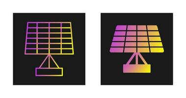 icône de vecteur de panneau solaire