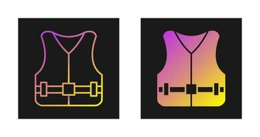 icône de vecteur de gilet de sauvetage
