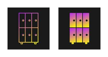icône de vecteur de casiers