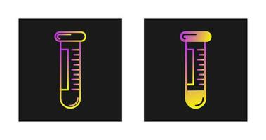 icône de vecteur de tubes d'échantillons
