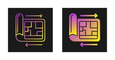icône de vecteur de plan directeur
