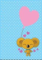 Ballons Koala Illustration vecteur