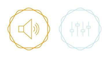 icône de vecteur de contrôle du volume