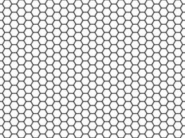 hexagonal cellule texture. mon chéri hexagone cellules, miellé peigne la grille texture et nids d'abeille en tissu sans couture modèle vecteur illustration