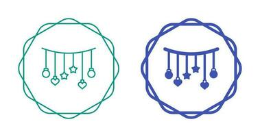 icône de vecteur de guirlandes