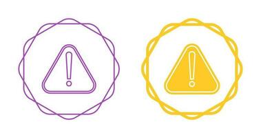 icône de vecteur de signe d'avertissement