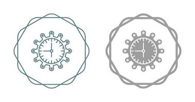 icône de vecteur d & # 39; horloge