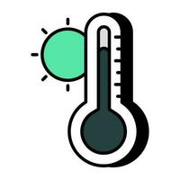 moderne conception icône de chaud Température vecteur